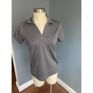 Pebble Beach gray women's golf polo, small
